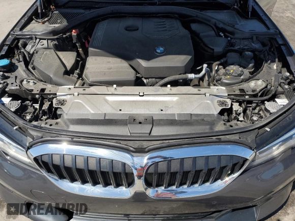 2021 BMW 3 Series 330i with VIN 3MW5R1J08M8B68719, listed as a Copart auction lot 49869565 with 41,200 mi miles and Salvage Title. Bid and sale history available at carsss.com. Image 11.