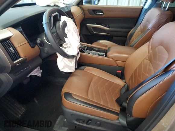 2023 Nissan Pathfinder Platinum with VIN 5N1DR3DK7PC224746, listed as a Copart auction lot 49242495 with 31,442 mi miles and Salvage title. Bid and sale history available at DreamBid. Image 7.