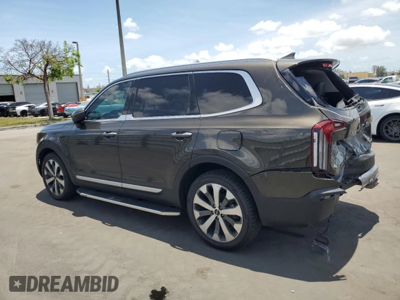 2022 Kia Telluride S with VIN 5XYP6DHC7NG241722, listed as a Copart auction lot 55633715 with 74,520 mi miles and Non Repairable. Bid and sale history available at DreamBid. Image 2.
