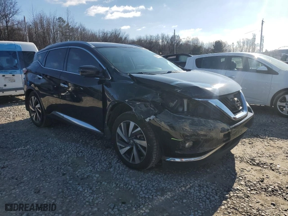 2017 Nissan Murano SL with VIN 5N1AZ2MG7HN116819, listed as a Copart auction lot 86062504 with 135,006 mi miles and Salvage Title. Bid and sale history available at carsss.com. Image 4.