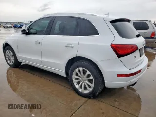 2015 Audi Q5 Premium Plus with VIN WA1LFAFP8FA059574, listed as a Copart auction lot 60562265 with 104,340 mi miles and Salvage title. Bid and sale history available at DreamBid. Image 2.