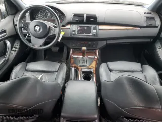 2006 BMW X5 4.4i with VIN 5UXFB535X6LV27980, listed as a Copart auction lot 72428424 with 185,202 mi miles and Salvage Title. Bid and sale history available at carsss.com. Image 8.