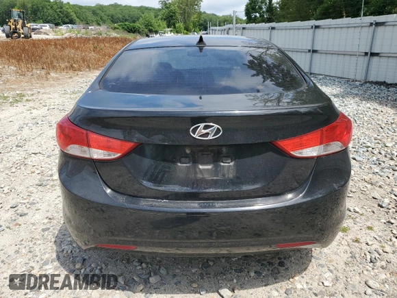 2012 Hyundai Elantra Limited with VIN KMHDH4AE2CU421304, listed as a Copart auction lot 62952855 with 134,492 mi miles and Clean title. Bid and sale history available at DreamBid. Image 6.