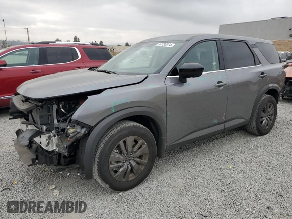 2024 Nissan Pathfinder S with VIN 5N1DR3AAXRC287239, listed as a Copart auction lot 84738974 with 3,891 mi miles and Salvage title. Bid and sale history available at DreamBid. Image 1.