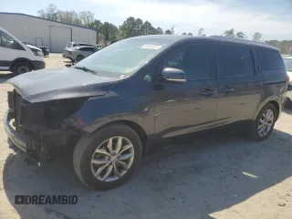 2019 Kia Sedona EX with VIN KNDMB5C1XK6510837, listed as a Copart auction lot 50980205 with 107,762 mi miles and Salvage Title. Bid and sale history available at carsss.com. Image 1.