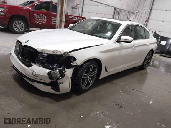 2021 BMW 5 Series 530i xDrive with VIN WBA13BJ09MWX04445, listed as a IAAI auction lot 41461330 with 40,329 mi miles and . Bid and sale history available at carsss.com. Image 17.