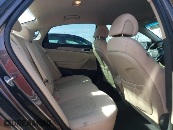 2015 Hyundai Sonata SE with VIN 5NPE24AFXFH198477, listed as a Copart auction lot 48523965 with 84,700 mi miles and Salvage Title. Bid and sale history available at DreamBid. Image 10.