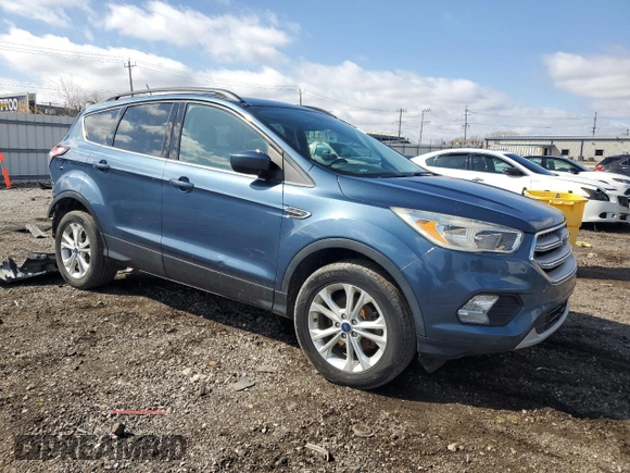 2018 Ford Escape SE with VIN 1FMCU0GD7JUA41483, listed as a Copart auction lot 50078395 with 75,754 mi miles and Non Repairable. Bid and sale history available at carsss.com. Image 4.