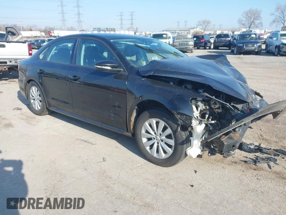 2012 Volkswagen Passat S with VIN 1VWAP7A39CC023813, listed as a IAAI auction lot 42007470 with 165,737 mi miles and . Bid and sale history available at DreamBid. Image 1.