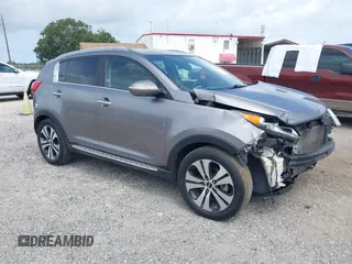 2013 Kia Sportage EX with VIN KNDPC3A20D7543546, listed as a IAAI auction lot 42502625 with 86,980 mi miles and . Bid and sale history available at DreamBid. Image 1.