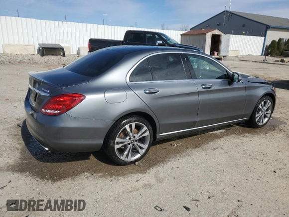 2018 Mercedes-Benz C 300 with VIN 55SWF4KB9JU256444, listed as a Copart auction lot 50066785 with 71,612 mi miles and Salvage Title. Bid and sale history available at DreamBid. Image 3.