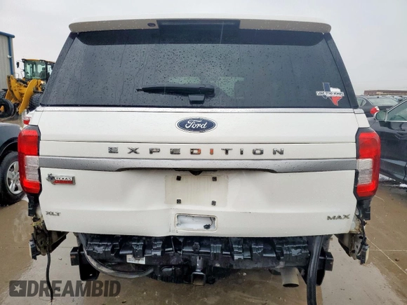 2022 Ford Expedition Max XLT z VIN 1FMJK1HT3NEA56300, wystawiony jako Copart lot #55609435 z przebiegiem 39 486 mil mil oraz Szkoda całkowita • Salvage title. Historia ofert i sprzedaży dostępna na DreamBid. Obrazek 6.