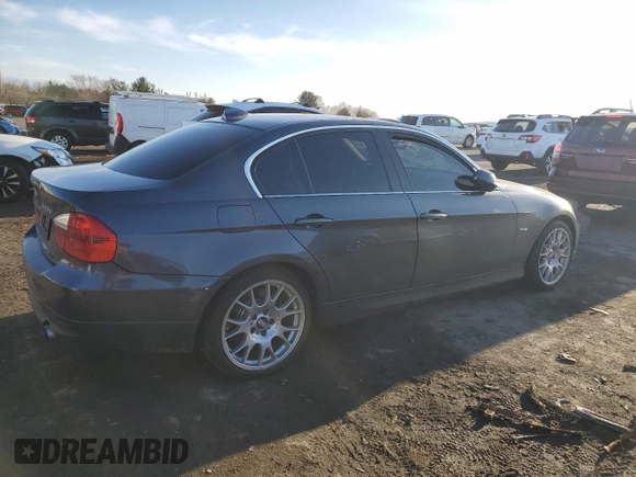 2008 BMW 3 Series 335xi with VIN WBAVD53528A010191, listed as a Copart auction lot 46000195 with 110,426 mi miles and Salvage title. Bid and sale history available at DreamBid. Image 3.