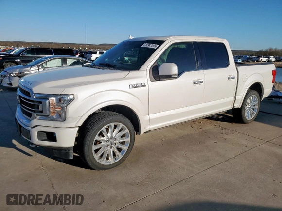 2019 Ford F-150 Limited with VIN 1FTEW1EG0KFA13511, listed as a Copart auction lot 47947495 with 112,361 mi miles and Salvage Title. Bid and sale history available at carsss.com. Image 1.
