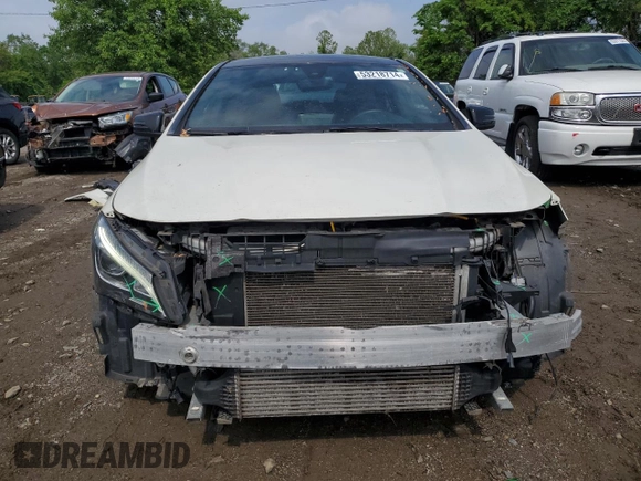 2017 Mercedes-Benz CLA 250 with VIN WDDSJ4GB8HN406231, listed as a Copart auction lot 53218714 with 100,256 mi miles and Salvage Title. Bid and sale history available at DreamBid. Image 5.