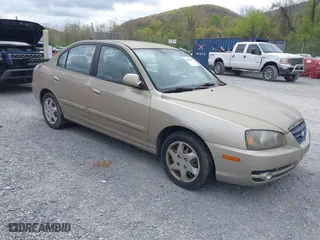2005 Hyundai Elantra GLS with VIN KMHDN46D55U991423, listed as a IAAI auction lot 42086765 with 221,975 mi miles. Bid and sale history available at carsss.com. Image 1.
