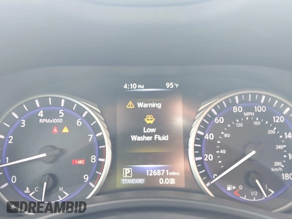 2014 Infiniti Q50 Sport with VIN JN1BV7AP0EM678832, listed as a IAAI auction lot 42370598 with 126,871 mi miles and . Bid and sale history available at DreamBid. Image 7.