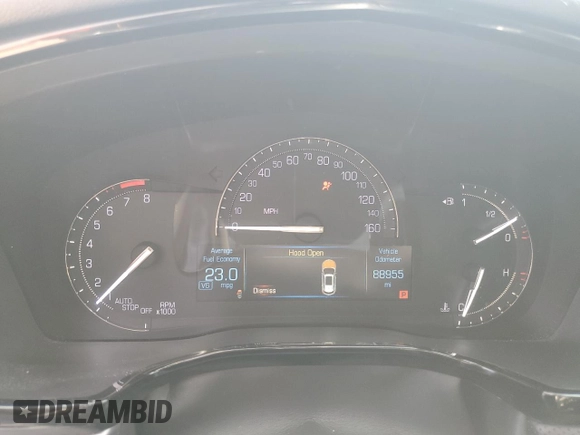 2019 Cadillac XT5 Premium Luxury AWD with VIN 1GYKNFRS9KZ232297, listed as a Copart auction lot 60241095 with 88,955 mi miles and Salvage title. Bid and sale history available at DreamBid. Image 9.