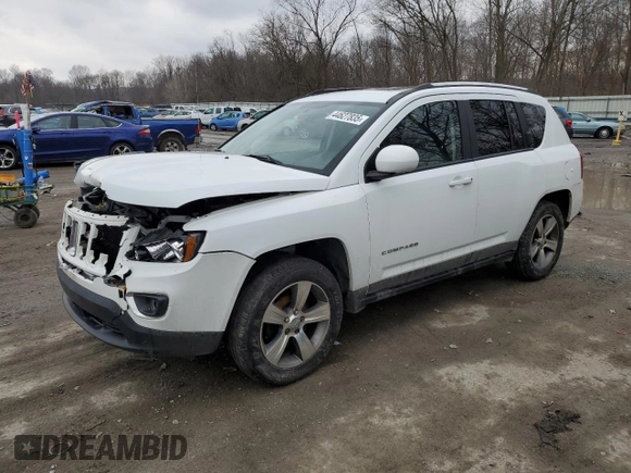 2017 Jeep Compass High Altitude with VIN 1C4NJDEBXHD103273, listed as a Copart auction lot 44627835 with 103,887 mi miles and Salvage Title. Bid and sale history available at DreamBid. Image 1.