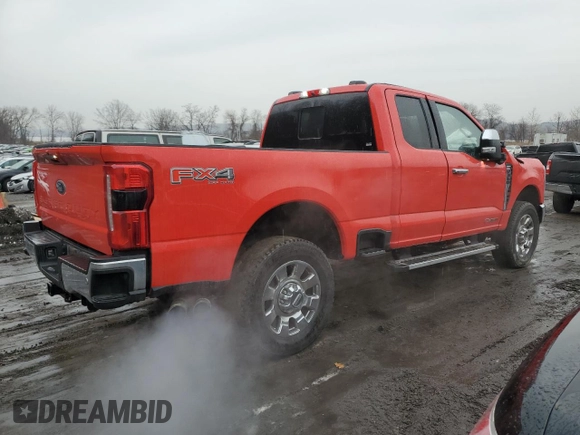 2024 Ford F-350 with VIN 1FT8X3BM1RED45148, listed as a Copart auction lot 42308275 with Not provided miles and Salvage title. Bid and sale history available at DreamBid. Image 3.