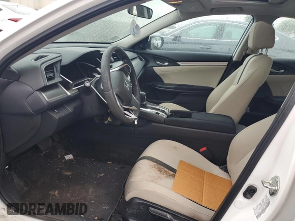 2016 Honda Civic EX with VIN 19XFC2F75GE246433, listed as a Copart auction lot 56512835 with 98,560 mi miles and Salvage Title. Bid and sale history available at DreamBid. Image 7.