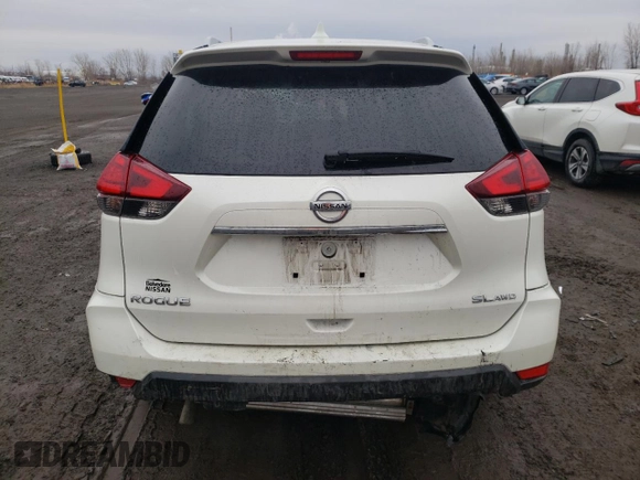 2017 Nissan Rogue S with VIN 5N1AT2MV1HC851274, listed as a Copart auction lot 52857885 with 81,223 mi miles and Salvage Title. Bid and sale history available at carsss.com. Image 6.