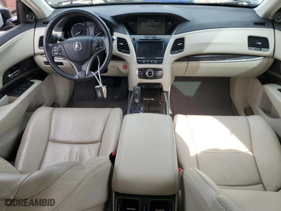 2014 Acura RLX Tech Pkg with VIN JH4KC1F58EC007159, listed as a Copart auction lot 75451164 with 88,593 mi miles and Salvage Title. Bid and sale history available at carsss.com. Image 8.