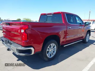 2023 Chevrolet Silverado 1500 LTZ with VIN 1GCUDGE85PZ190638, listed as a IAAI auction lot 41829532 with 15,418 mi miles and . Bid and sale history available at DreamBid. Image 4.