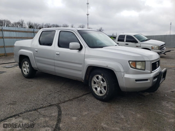 2008 Honda Ridgeline RTL with VIN 2HJYK16538H514143, listed as a Copart auction lot 43135715 with 202,865 mi miles and Salvage Title. Bid and sale history available at carsss.com. Image 4.