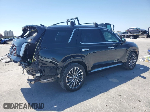 2023 Hyundai Palisade Calligraphy z VIN KM8R74GEXPU544127, wystawiony jako Copart lot #55292225 z przebiegiem 45 833 mil mil oraz Szkoda całkowita • Salvage title. Historia ofert i sprzedaży dostępna na DreamBid. Obrazek 3.