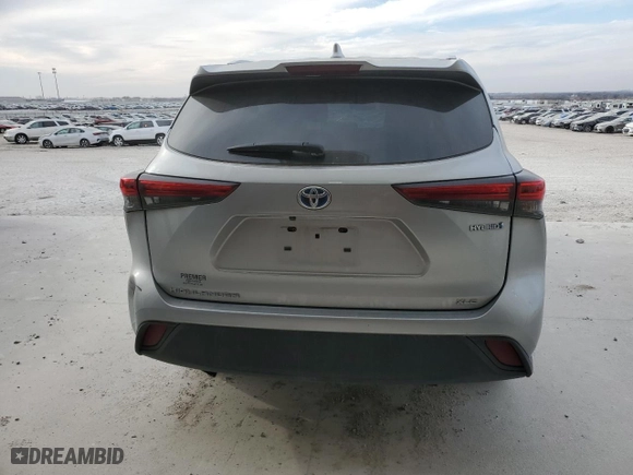 2023 Toyota Highlander Hybrid XLE with VIN 5TDKBRCH9PS575262, listed as a Copart auction lot 82327064 with 0 mi miles and Salvage Title. Bid and sale history available at carsss.com. Image 6.