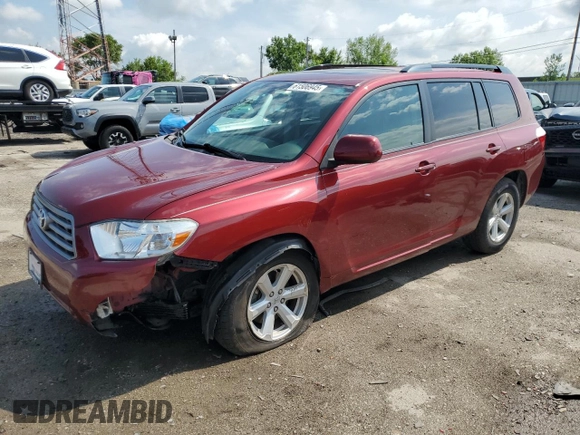 2010 Toyota Highlander with VIN 5TDBK3EH6AS008329, listed as a Copart auction lot 61506945 with 194,748 mi miles and Salvage title. Bid and sale history available at DreamBid. Image 1.