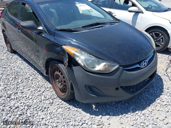 2012 Hyundai Elantra Limited with VIN 5NPDH4AE5CH069804, listed as a IAAI auction lot 42017607 with 185,209 mi miles. Bid and sale history available at carsss.com. Image 6.