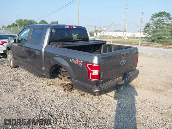 2018 Ford F-150 XL with VIN 1FTEW1EP9JFB24945, listed as a IAAI auction lot 42380592 with 132,895 mi miles and . Bid and sale history available at DreamBid. Image 3.