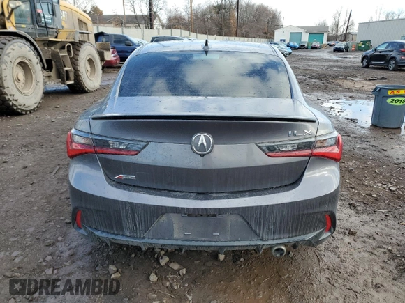 2020 Acura ILX w/Premium/A-SPEC Pkg with VIN 19UDE2F83LA005558, listed as a Copart auction lot 70951894 with 44,913 mi miles and Salvage Title. Bid and sale history available at carsss.com. Image 6.