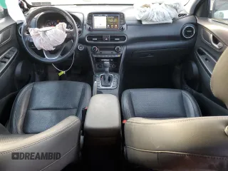 2021 Hyundai Kona Ultimate with VIN KM8K5CA50MU602588, listed as a Copart auction lot 45122075 with 32,341 mi miles and Clean Title. Bid and sale history available at carsss.com. Image 8.