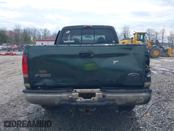 2000 Ford F-250 XL with VIN 1FTNW21F3YEC78232, listed as a IAAI auction lot 41811268 with 257,200 mi miles and . Bid and sale history available at DreamBid. Image 16.