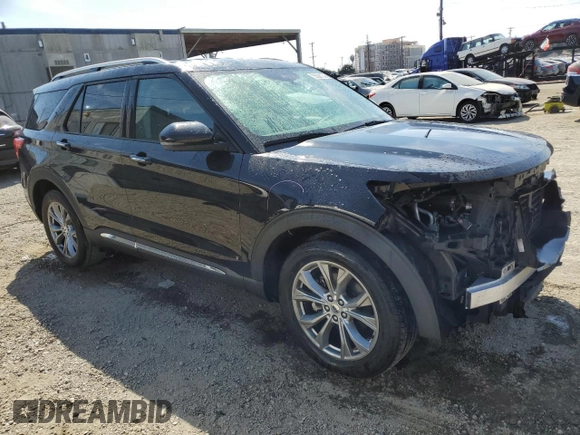 2021 Ford Explorer Limited with VIN 1FMSK7FH3MGB03608, listed as a Copart auction lot 75038174 with 80,254 mi miles and Salvage Title. Bid and sale history available at carsss.com. Image 4.