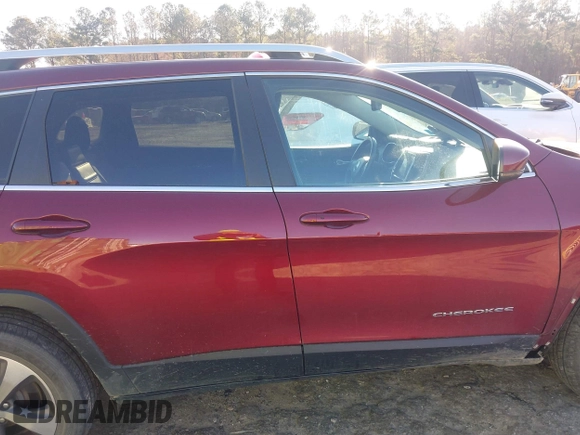 2019 Jeep Cherokee Limited with VIN 1C4PJMDX8KD441154, listed as a IAAI auction lot 41743392 with 121,141 mi miles and . Bid and sale history available at DreamBid. Image 14.