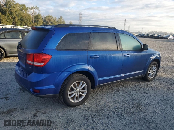 2015 Dodge Journey SXT with VIN 3C4PDCBB5FT518314, listed as a Copart auction lot 83685374 with 34,165 mi miles and Salvage Title. Bid and sale history available at DreamBid. Image 3.