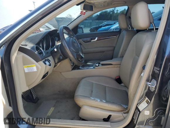 2013 Mercedes-Benz C-Class C 250 Sport with VIN WDDGF4HB1DR277080, listed as a Copart auction lot 52171195 with 130,012 mi miles and Salvage Title. Bid and sale history available at carsss.com. Image 7.