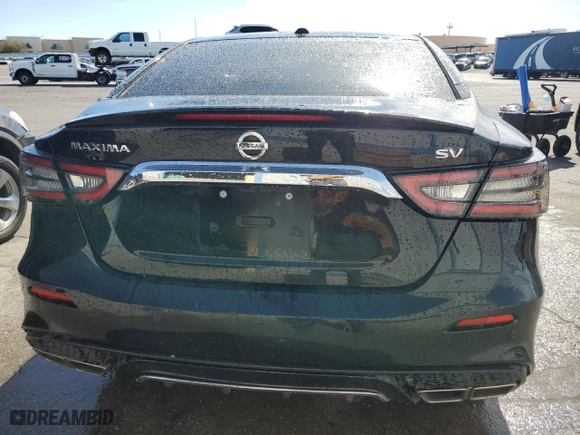2021 Nissan Maxima SV with VIN 1N4AA6CV4MC510745, listed as a Copart auction lot 46639285 with 62,700 mi miles and Clean Title. Bid and sale history available at carsss.com. Image 6.