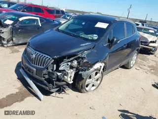 2015 Buick Encore Convenience with VIN KL4CJBSB4FB266732, listed as a IAAI auction lot 41657551 with 111,198 mi miles. Bid and sale history available at carsss.com. Image 2.