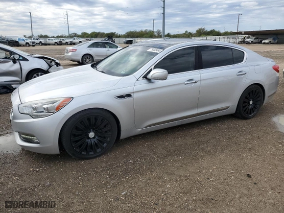 2015 Kia K900 Premium with VIN KNALU4D44F6024083, listed as a Copart auction lot 79308484 with 132,831 mi miles and Salvage Title. Bid and sale history available at carsss.com. Image 1.