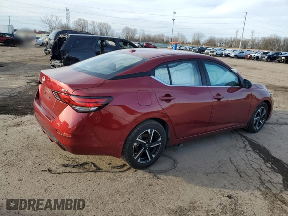 2024 Nissan Sentra SV with VIN 3N1AB8CV6RY268755, listed as a Copart auction lot 51936315 with 4,301 mi miles and Non Repairable. Bid and sale history available at DreamBid. Image 3.