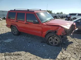 1998 Jeep Cherokee Sport with VIN 1J4FT68S8WL251781, listed as a Copart auction lot 71562574 with 267,648 mi miles and Non Repairable. Bid and sale history available at carsss.com. Image 4.