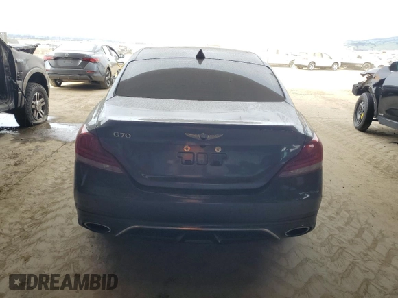 2019 Genesis G70 Advanced with VIN KMTG74LE3KU025030, listed as a Copart auction lot 46325035 with 26,942 mi miles and Clean Title. Bid and sale history available at DreamBid. Image 6.