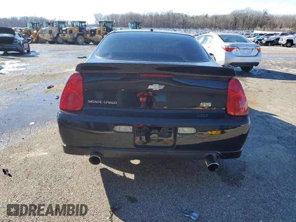 2006 Chevrolet Monte Carlo SS with VIN 2G1WL15C969364547, listed as a Copart auction lot 88163065 with 199,264 mi miles and Clean Title. Bid and sale history available at carsss.com. Image 6.