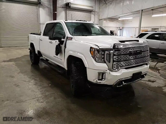 2020 GMC Sierra 3500HD Denali with VIN 1GT49WEY3LF254084, listed as a Copart auction lot 87234124 with 46,642 mi miles and Salvage Title. Bid and sale history available at carsss.com. Image 10.