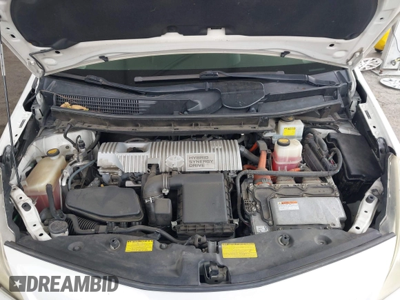 2012 Toyota Prius Two with VIN JTDZN3EU5C3042219, listed as a IAAI auction lot 42034267 with 161,393 mi miles and . Bid and sale history available at DreamBid. Image 10.
